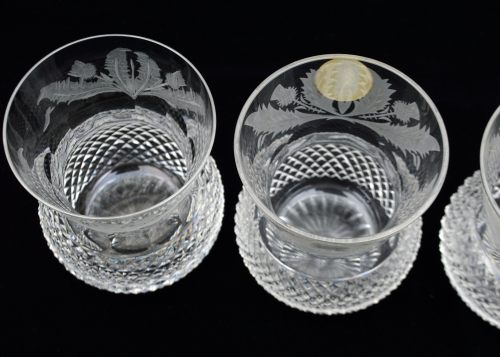 Edinburgh Crystal "Thistle" Whiskey Glass