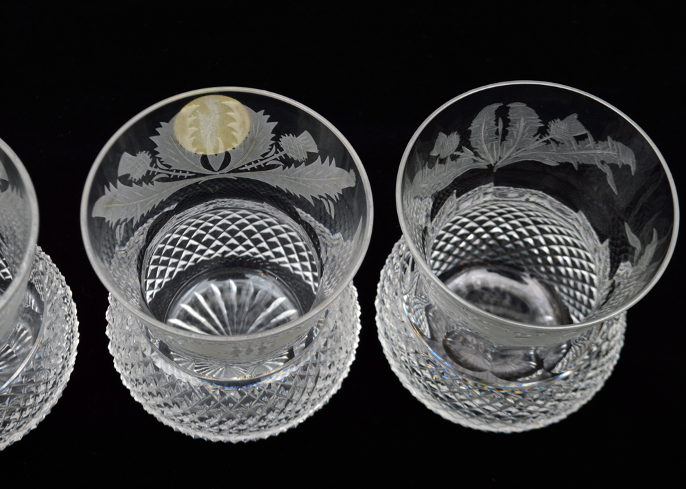 Edinburgh Crystal "Thistle" Whiskey Glass