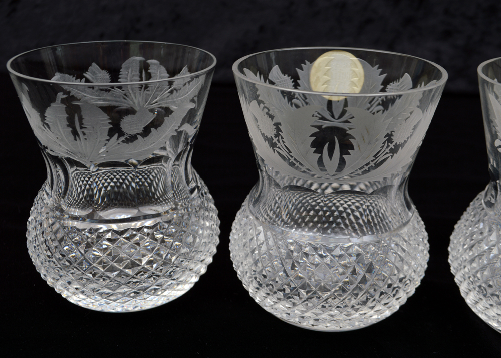 Edinburgh Crystal "Thistle" Whiskey Glass