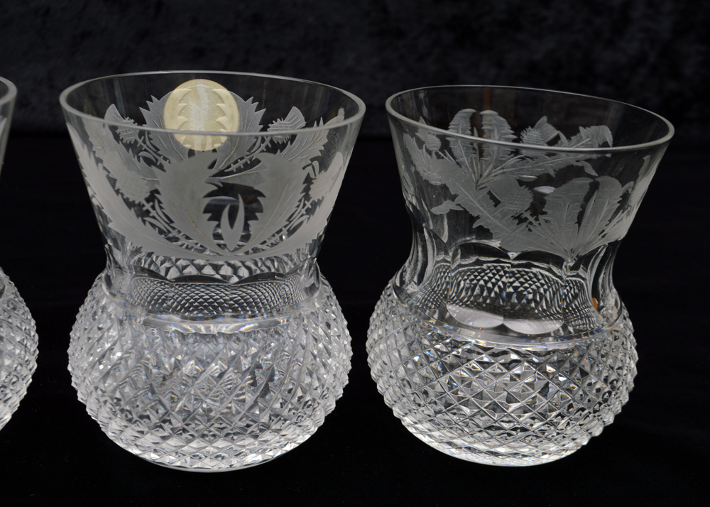 Edinburgh Crystal "Thistle" Whiskey Glass