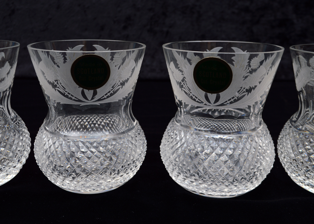 Edinburgh Crystal "Thistle" Whiskey Glass