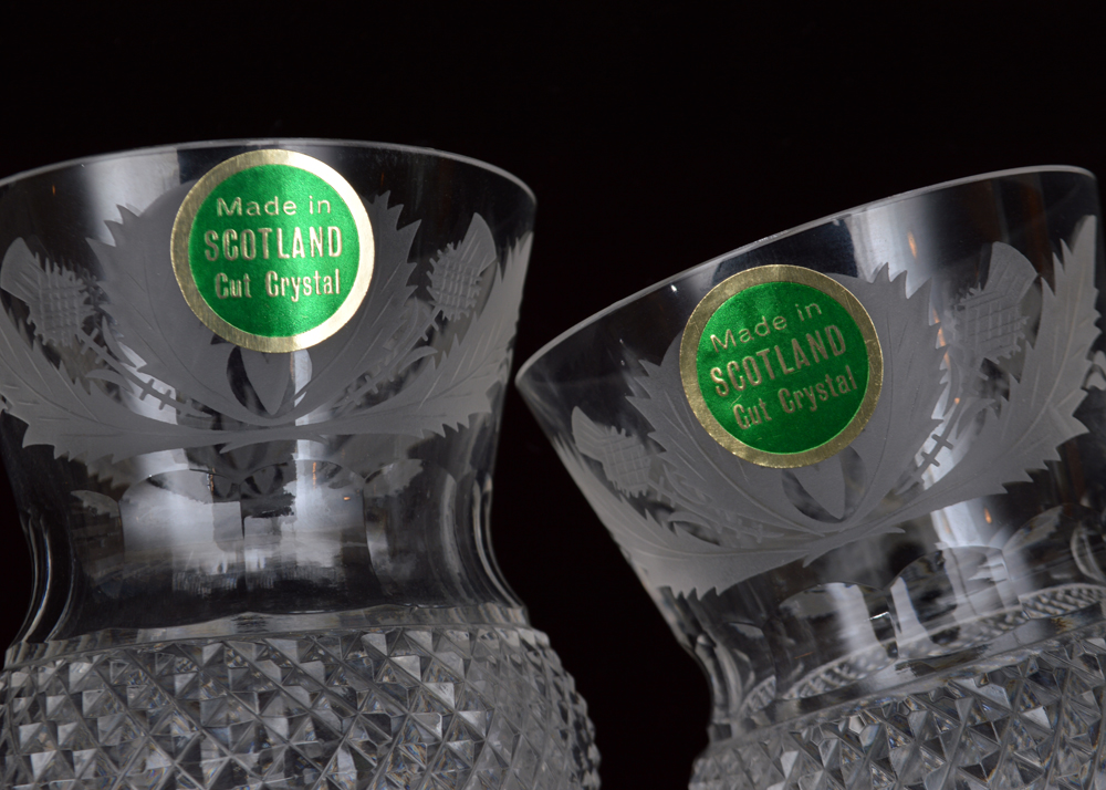 Edinburgh Crystal "Thistle" Whiskey Glass