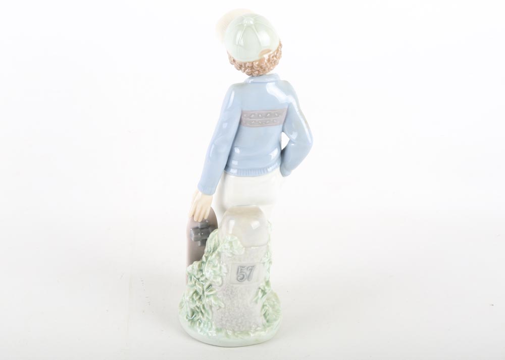 Nao by Lladro Boy With Skateboard Figurine