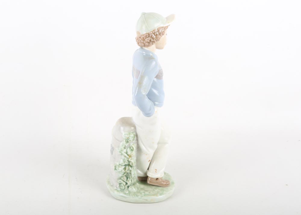 Nao by Lladro Boy With Skateboard Figurine