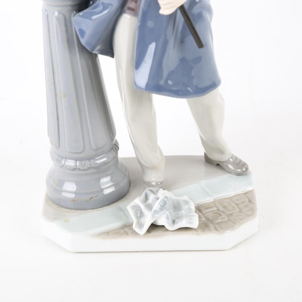Lladro "Lamplighter" Porcelain Figurine