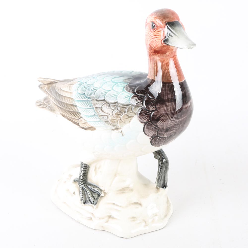 Vintage Bird Collection by JSC Porcelain Duck Figurines