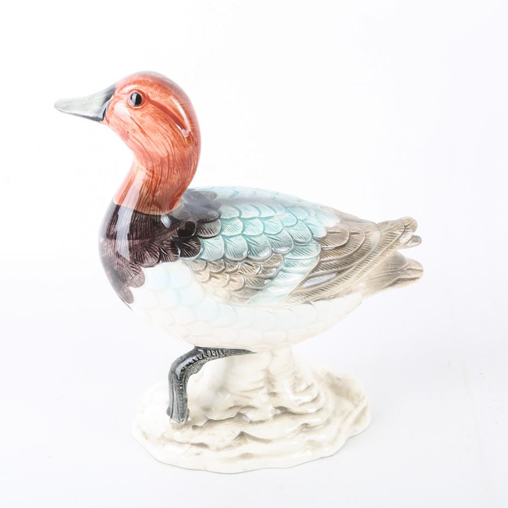 Vintage Bird Collection by JSC Porcelain Duck Figurines