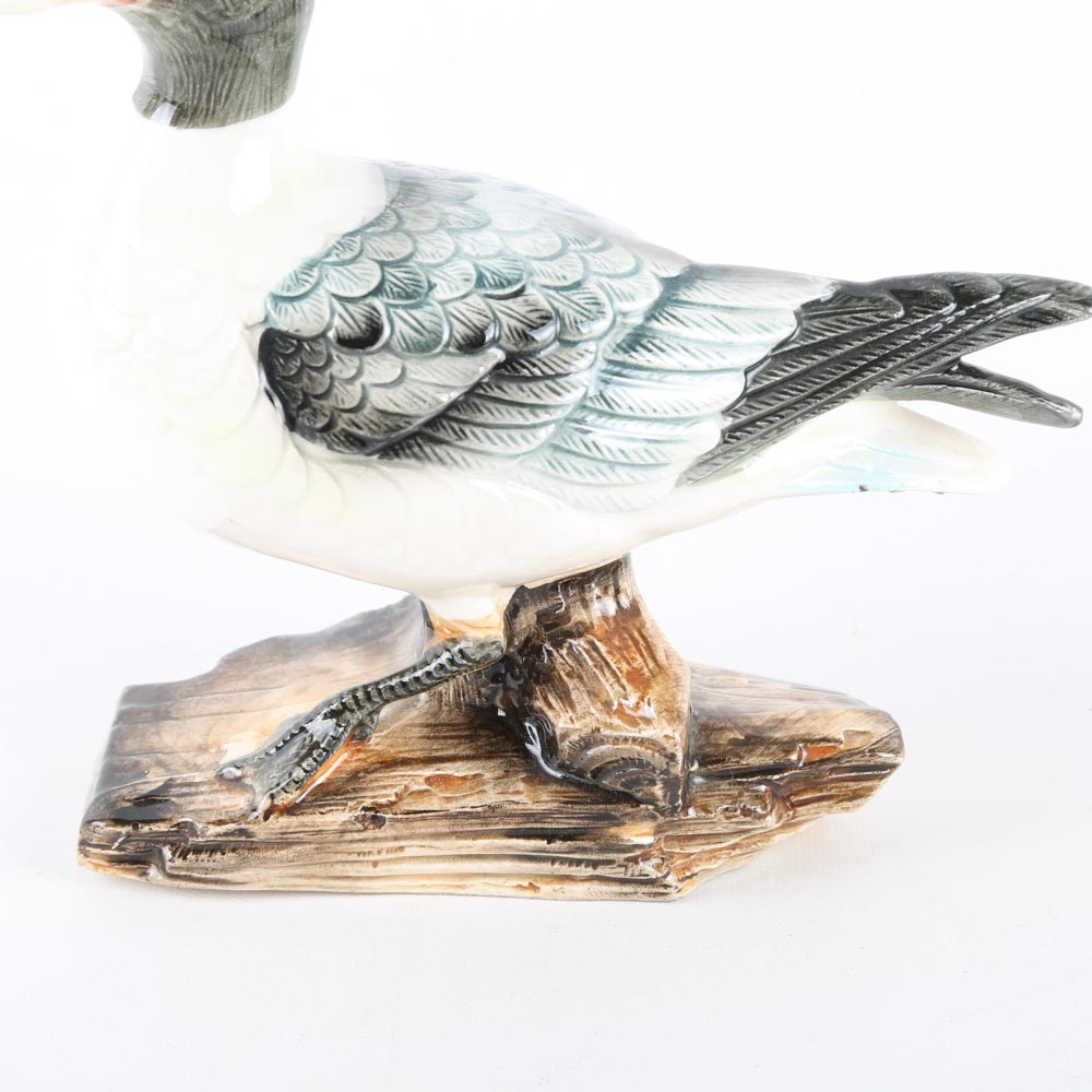 Vintage Bird Collection by JSC Porcelain Duck Figurines