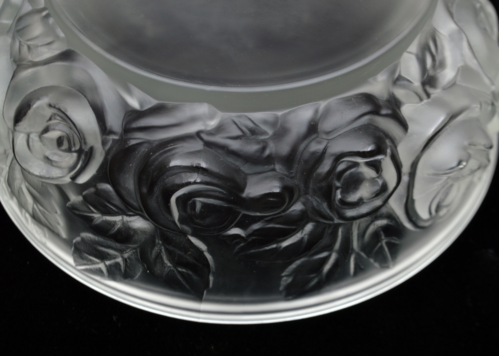 Verlys Art Deco Style "Rose" Bowls