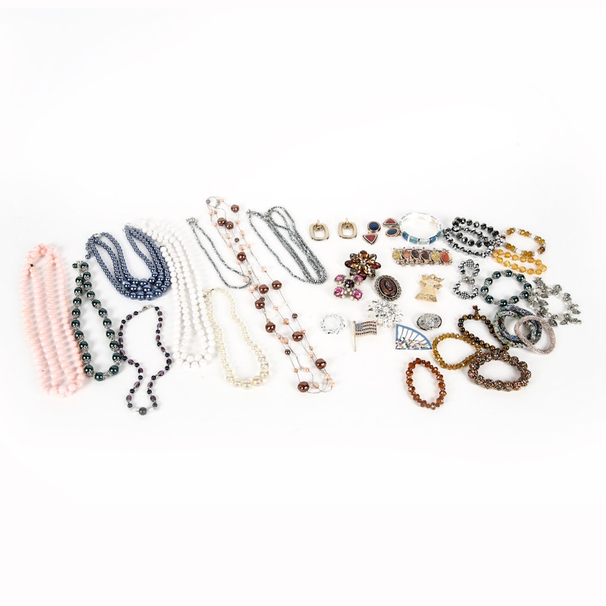 Large Selection of Costume Jewelry