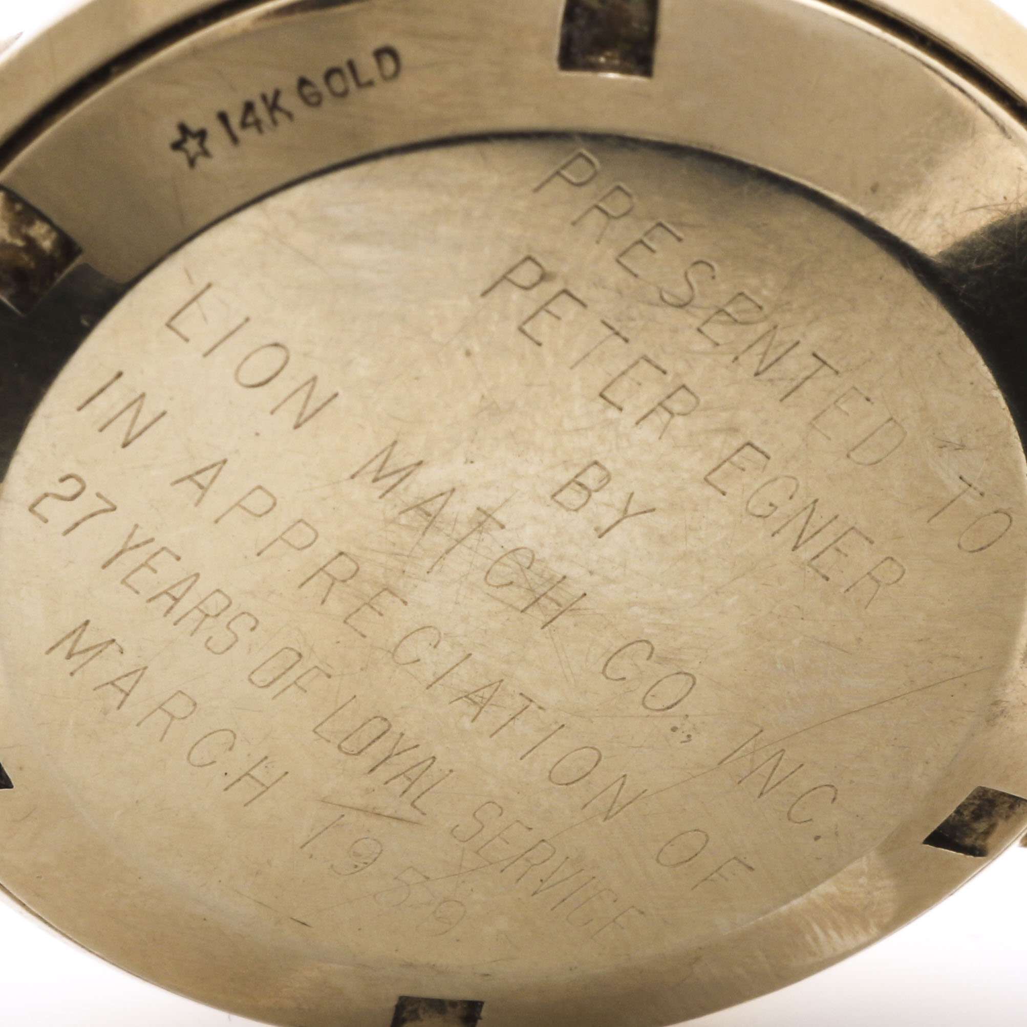 Omega 14K Yellow Gold Leather Watch