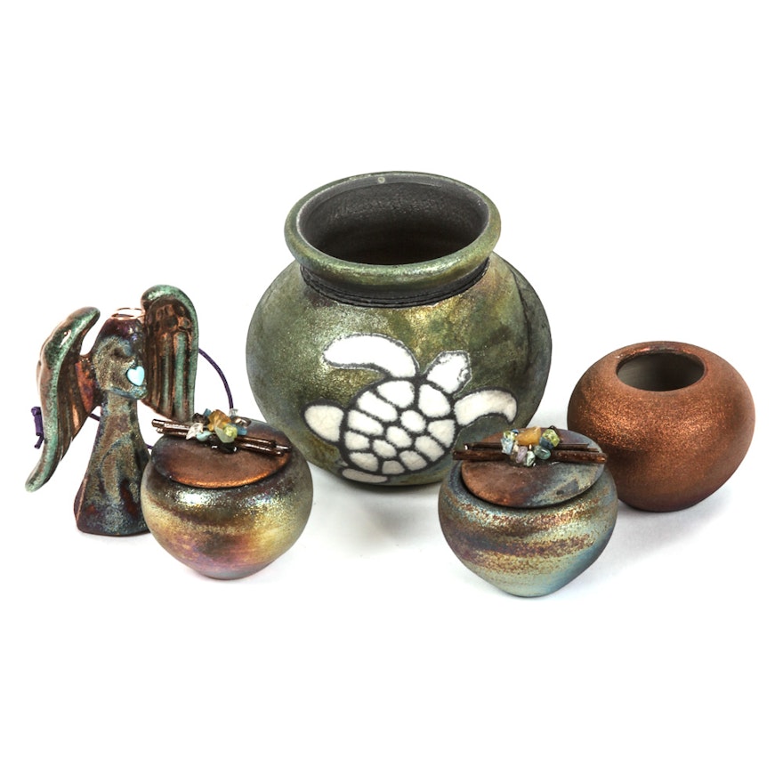 Raku Potteryworks Jars and Ornament