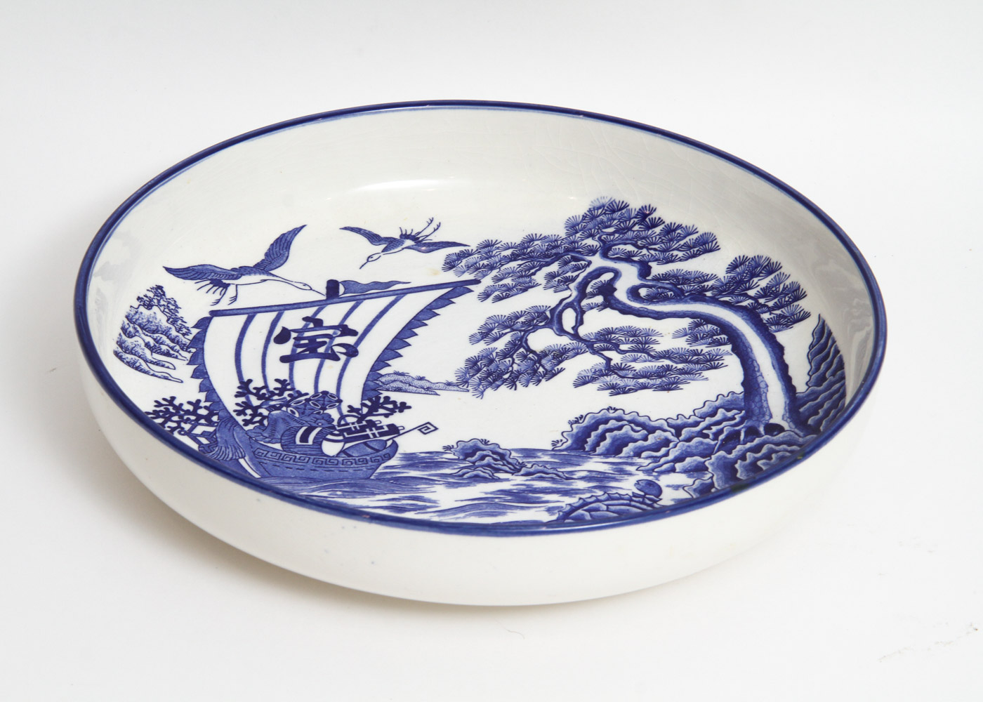 Collection of Blue and White Ceramic Pieces