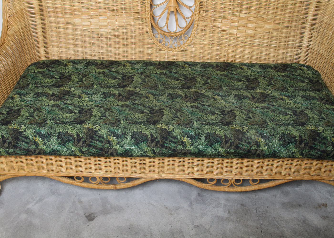 Bohemian Style Wicker Sofa