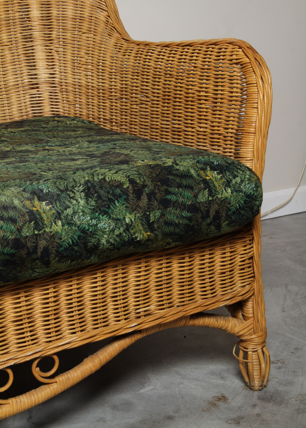 Bohemian Style Wicker Sofa