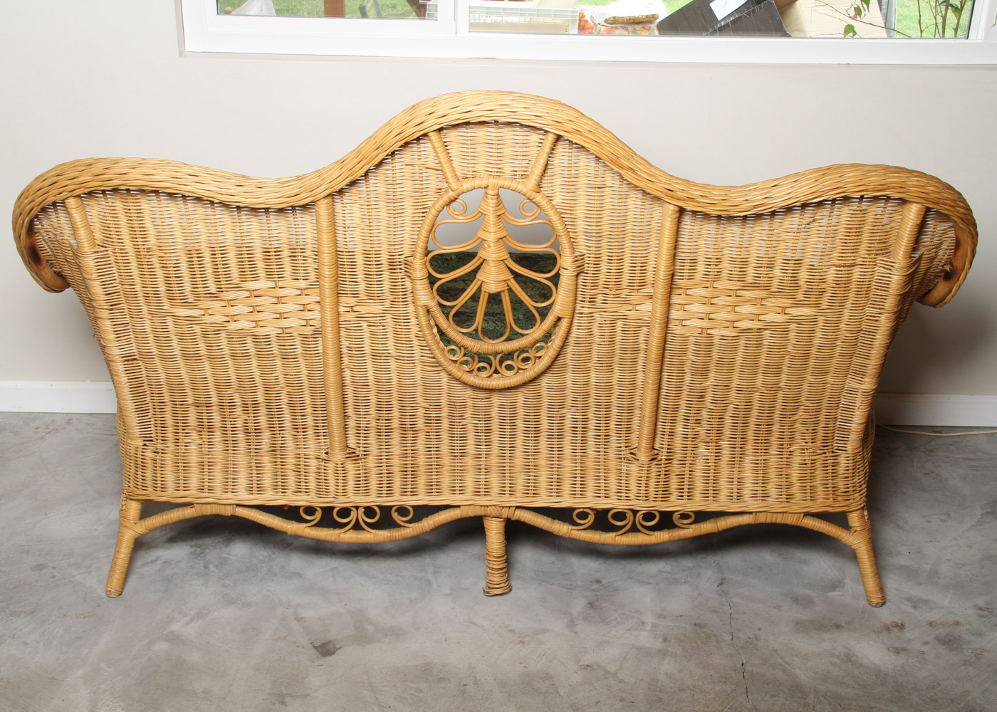 Bohemian Style Wicker Sofa