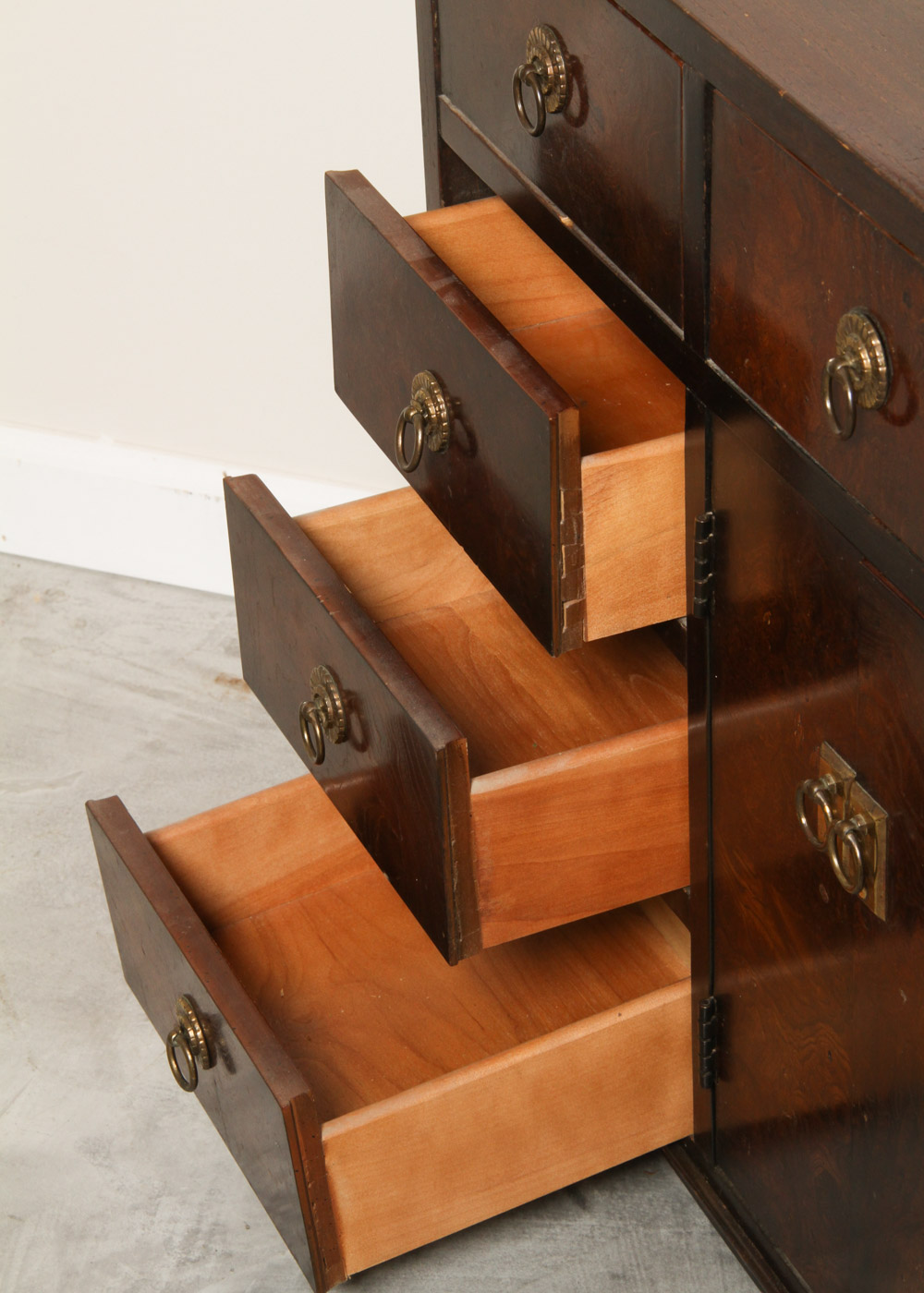 American of Martinsville Chinese-Inspired Cabinet