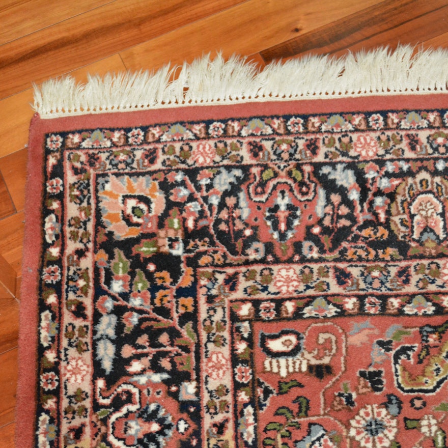 Hand-Knotted Indo-Persian Area Rug