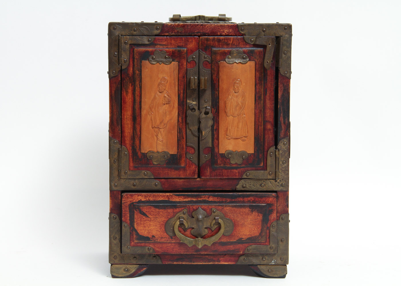 Carved Chinese Jewelry Box