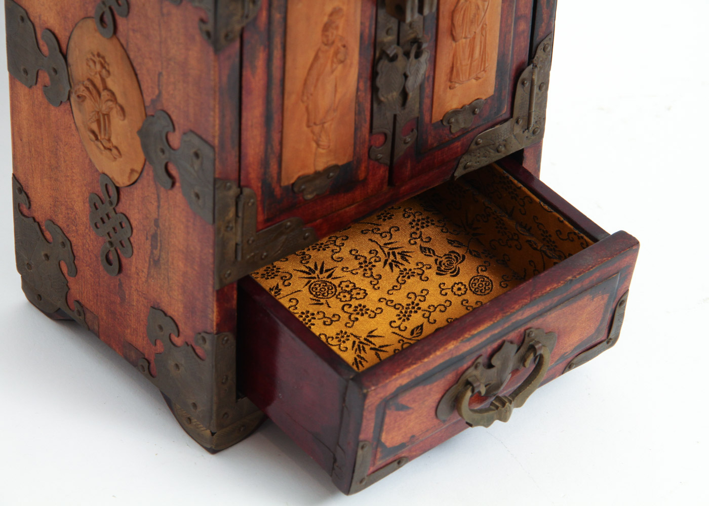 Carved Chinese Jewelry Box