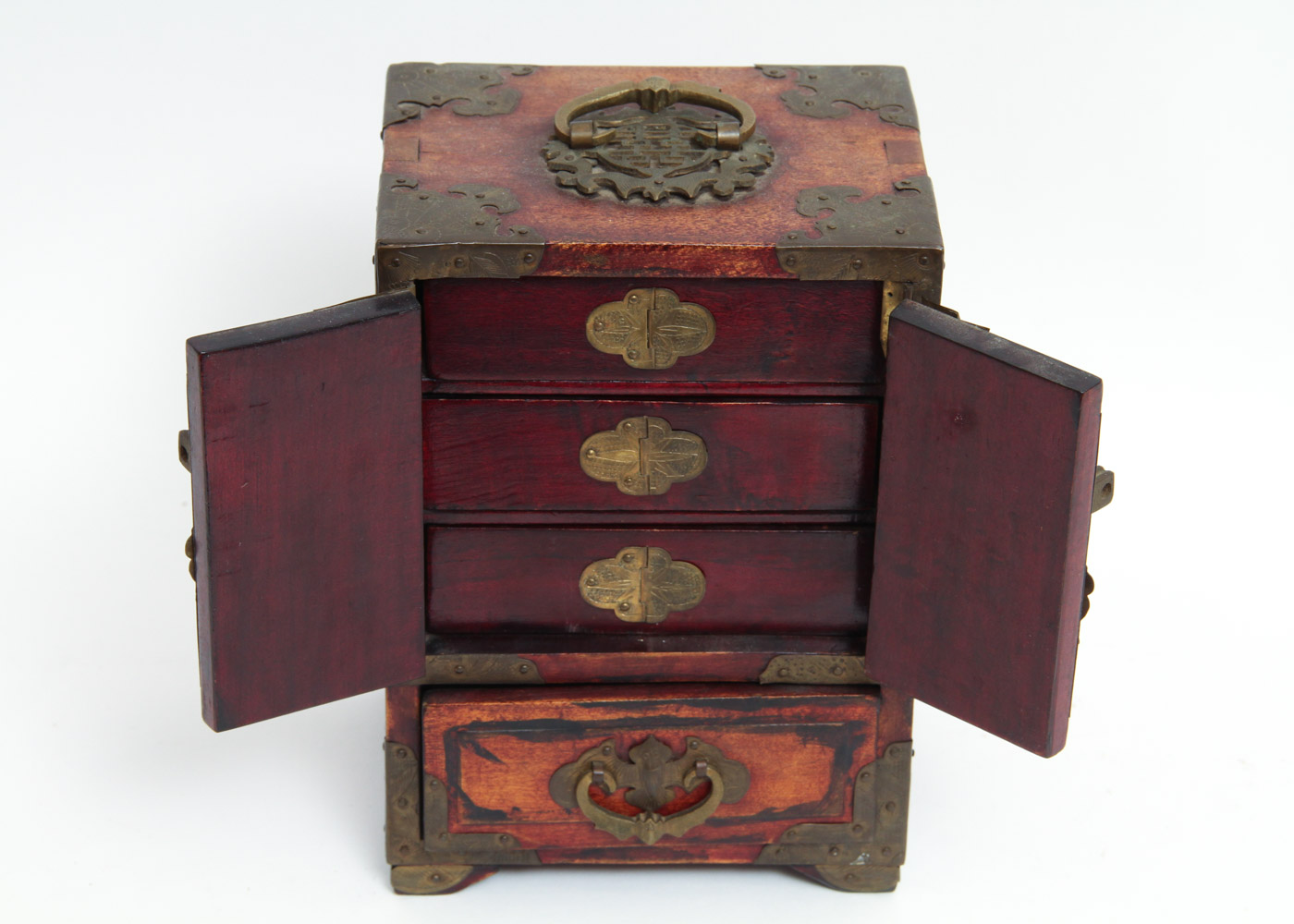 Carved Chinese Jewelry Box