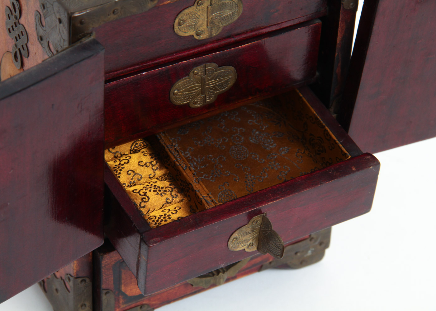 Carved Chinese Jewelry Box