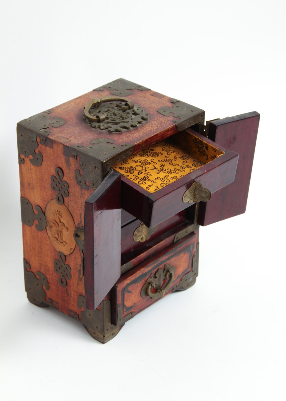 Carved Chinese Jewelry Box