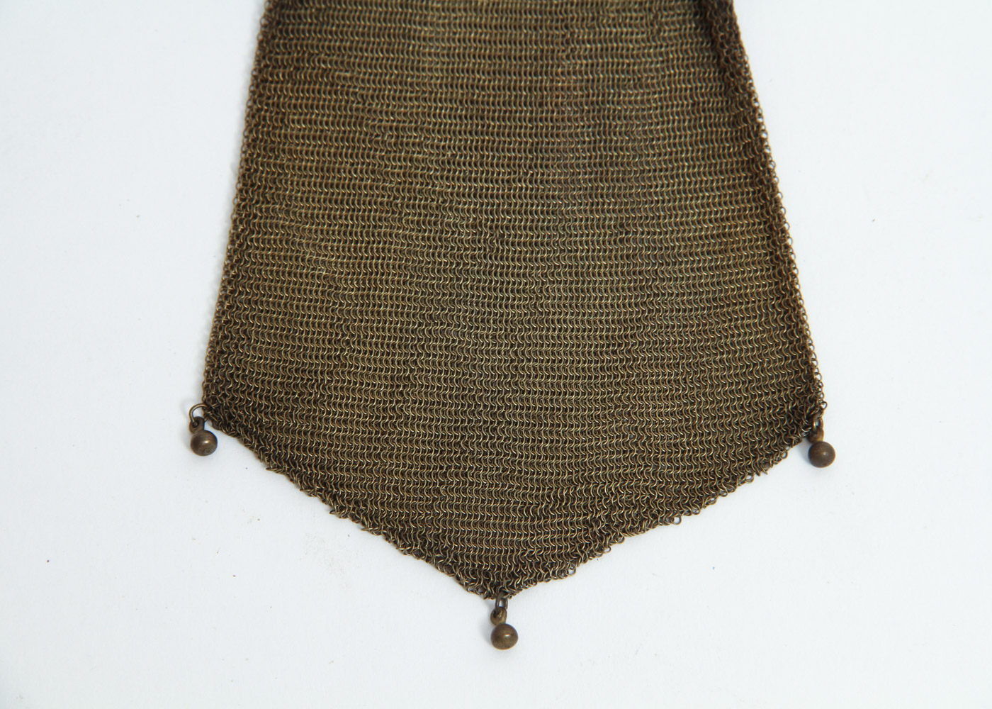 Antique Soldered Mesh Engraved Coin Purse