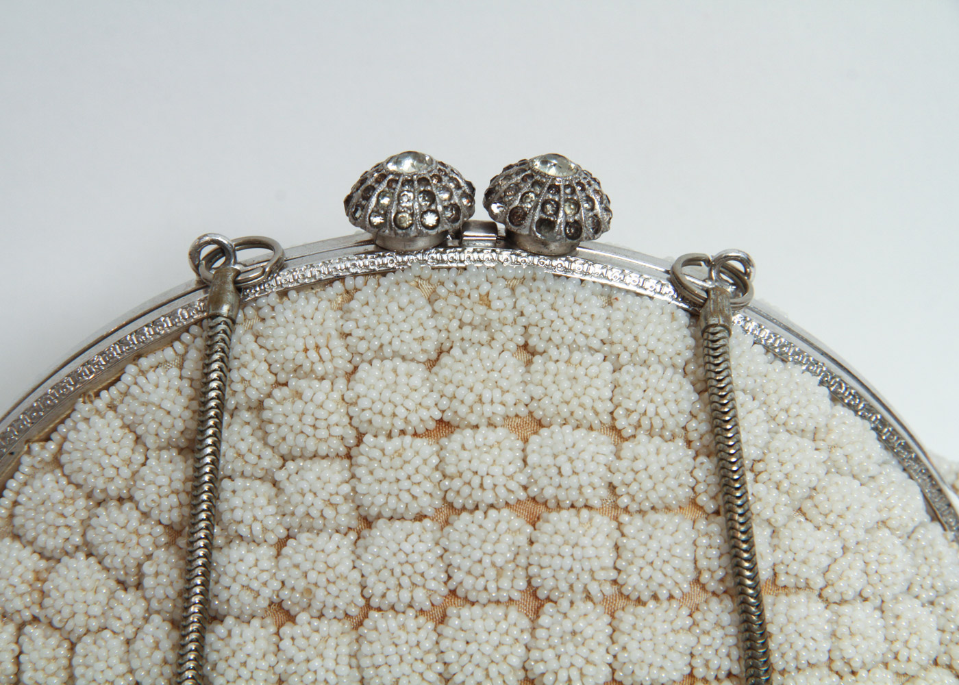 Vintage French Hand Beaded Purse