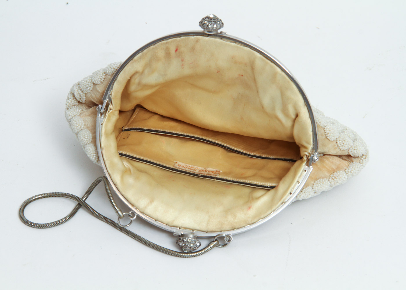 Vintage French Hand Beaded Purse