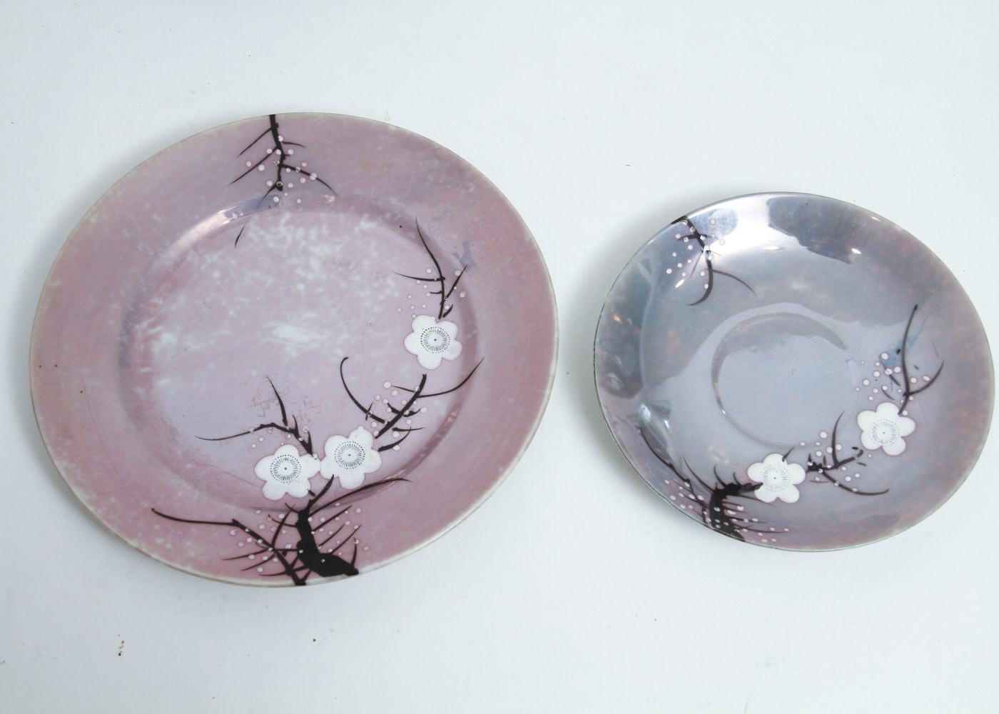 Hoha Yu Shoten and Co. Lusterware Tea Set and Serving Pieces