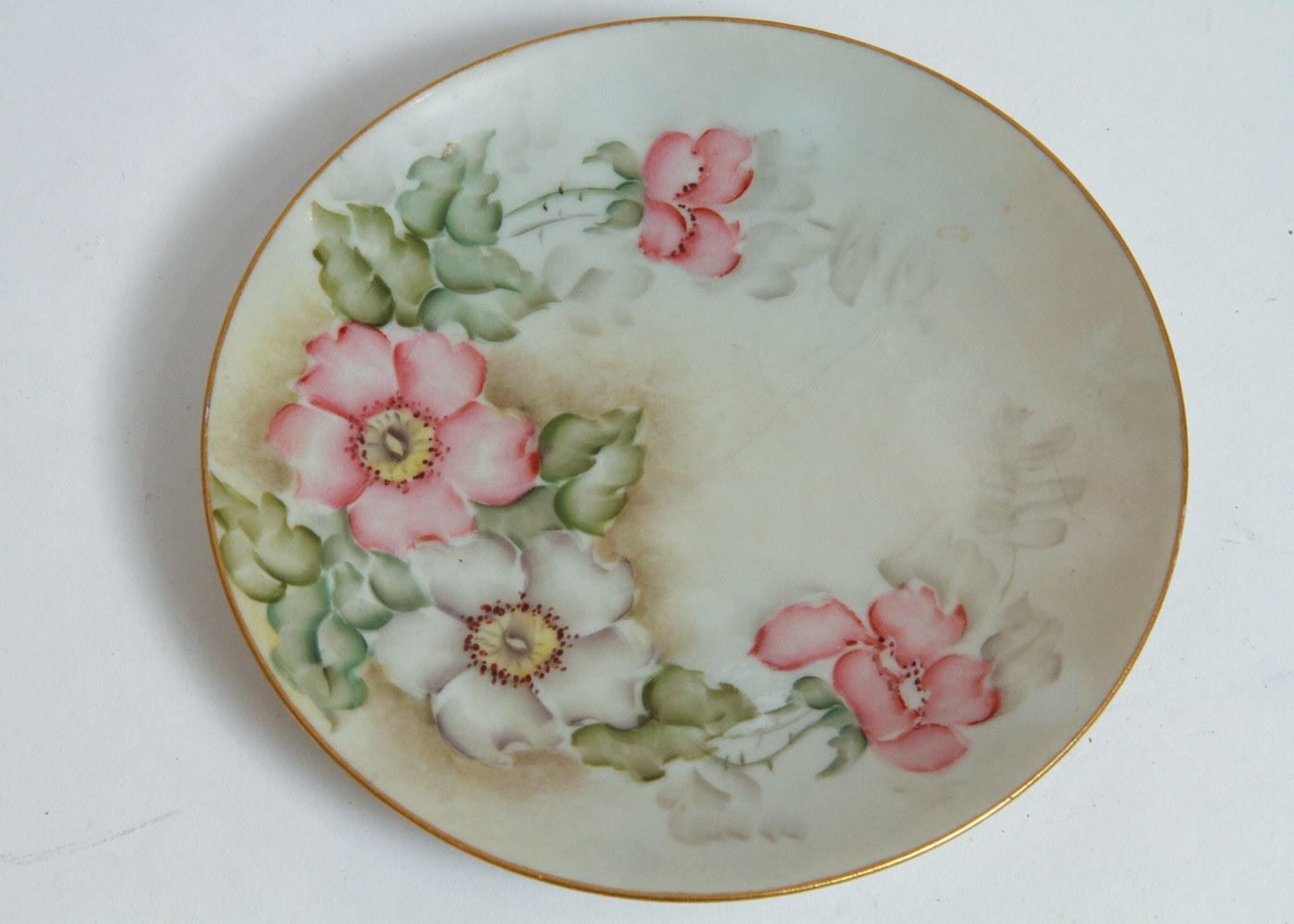 Generous Assortment of Amateur Hand-Painted Floral China