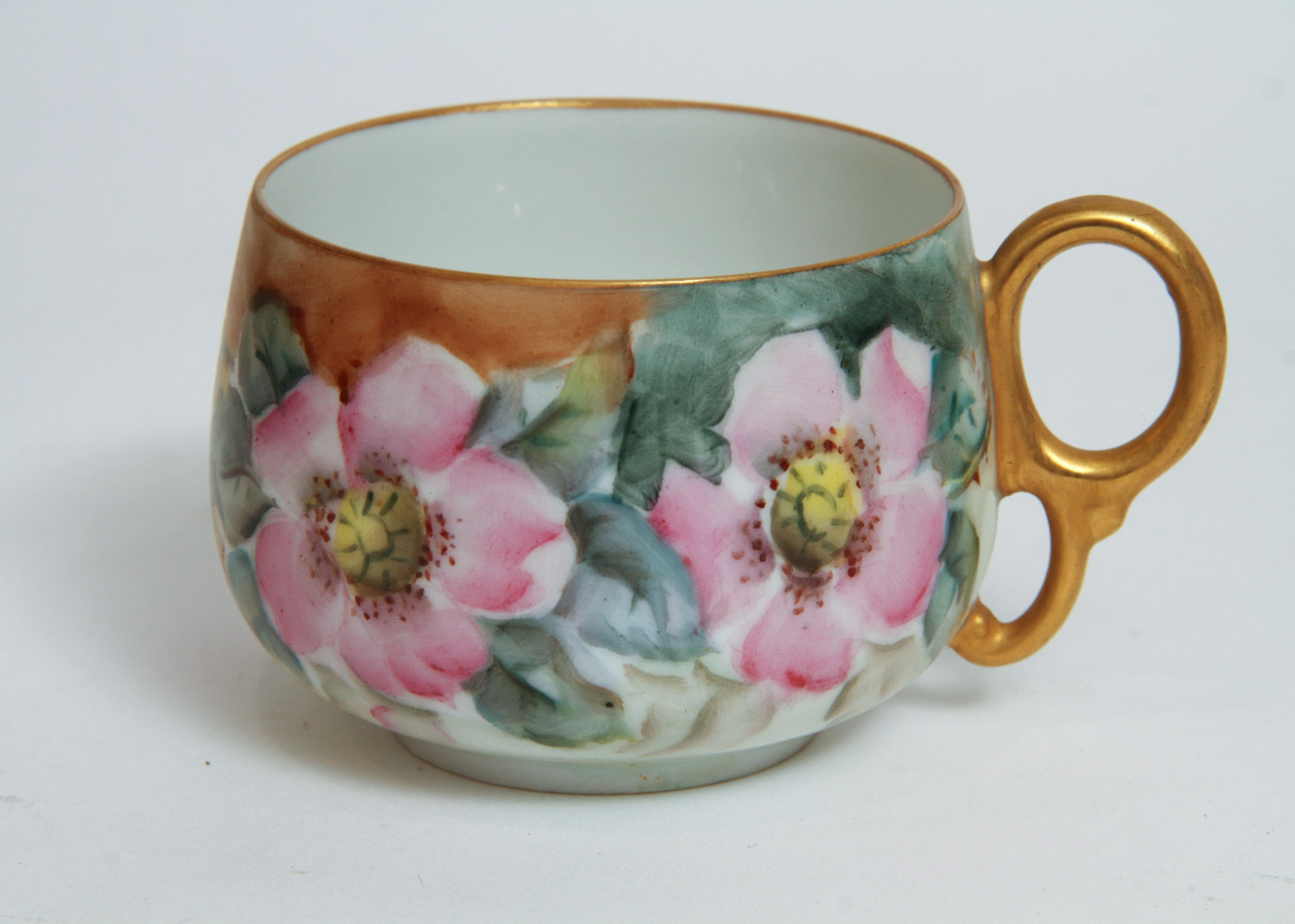 Generous Assortment of Amateur Hand-Painted Floral China