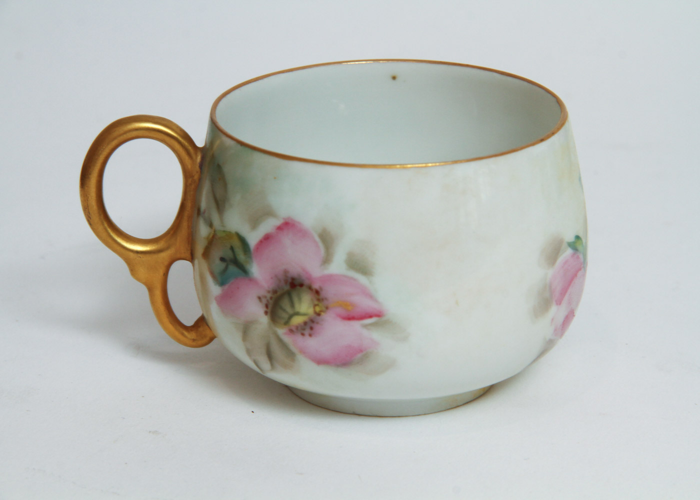 Generous Assortment of Amateur Hand-Painted Floral China