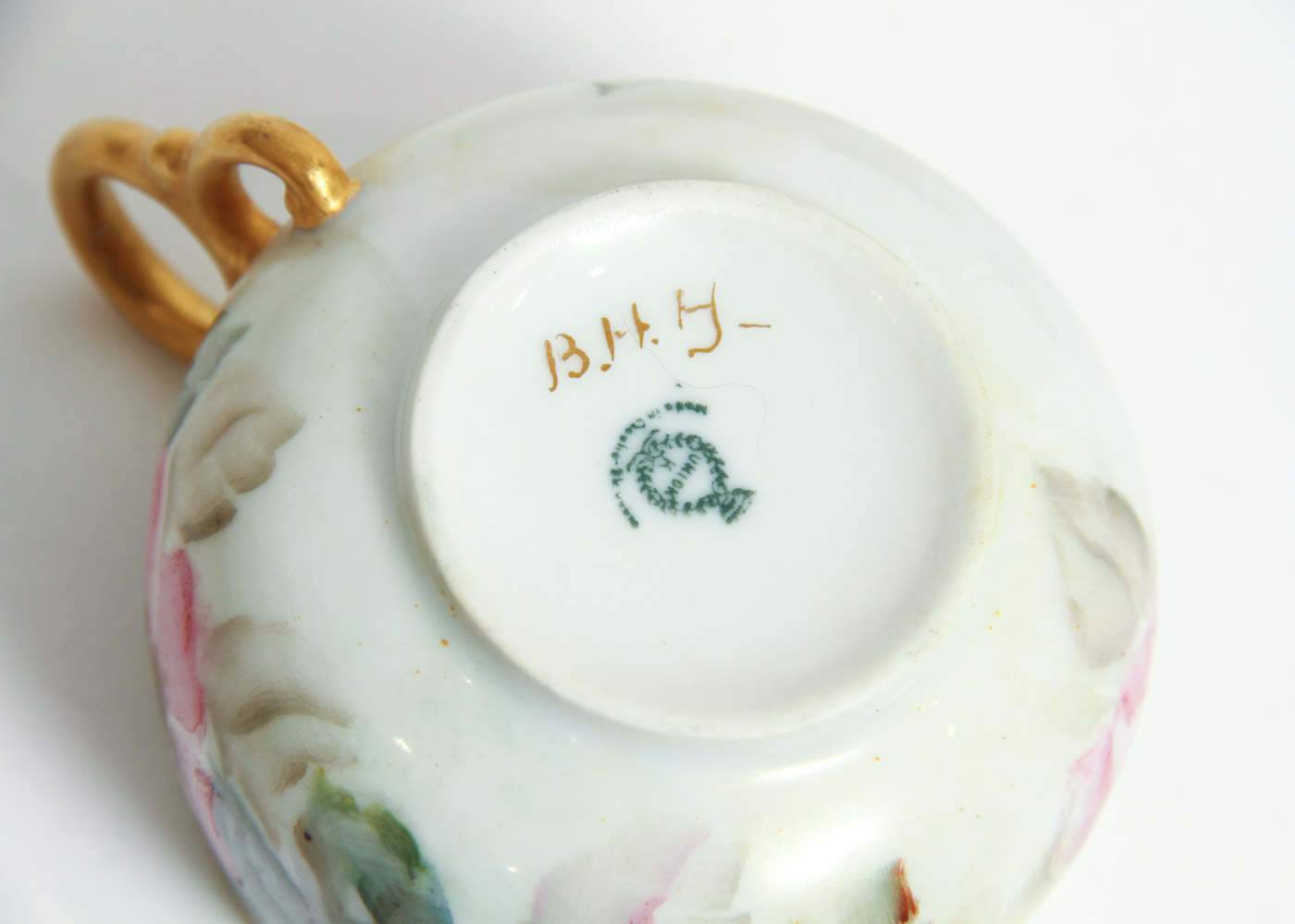Generous Assortment of Amateur Hand-Painted Floral China
