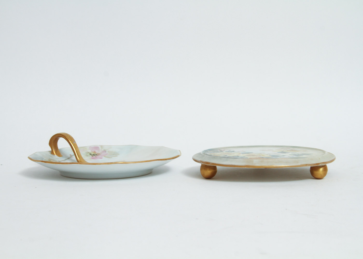 Generous Assortment of Amateur Hand-Painted Floral China