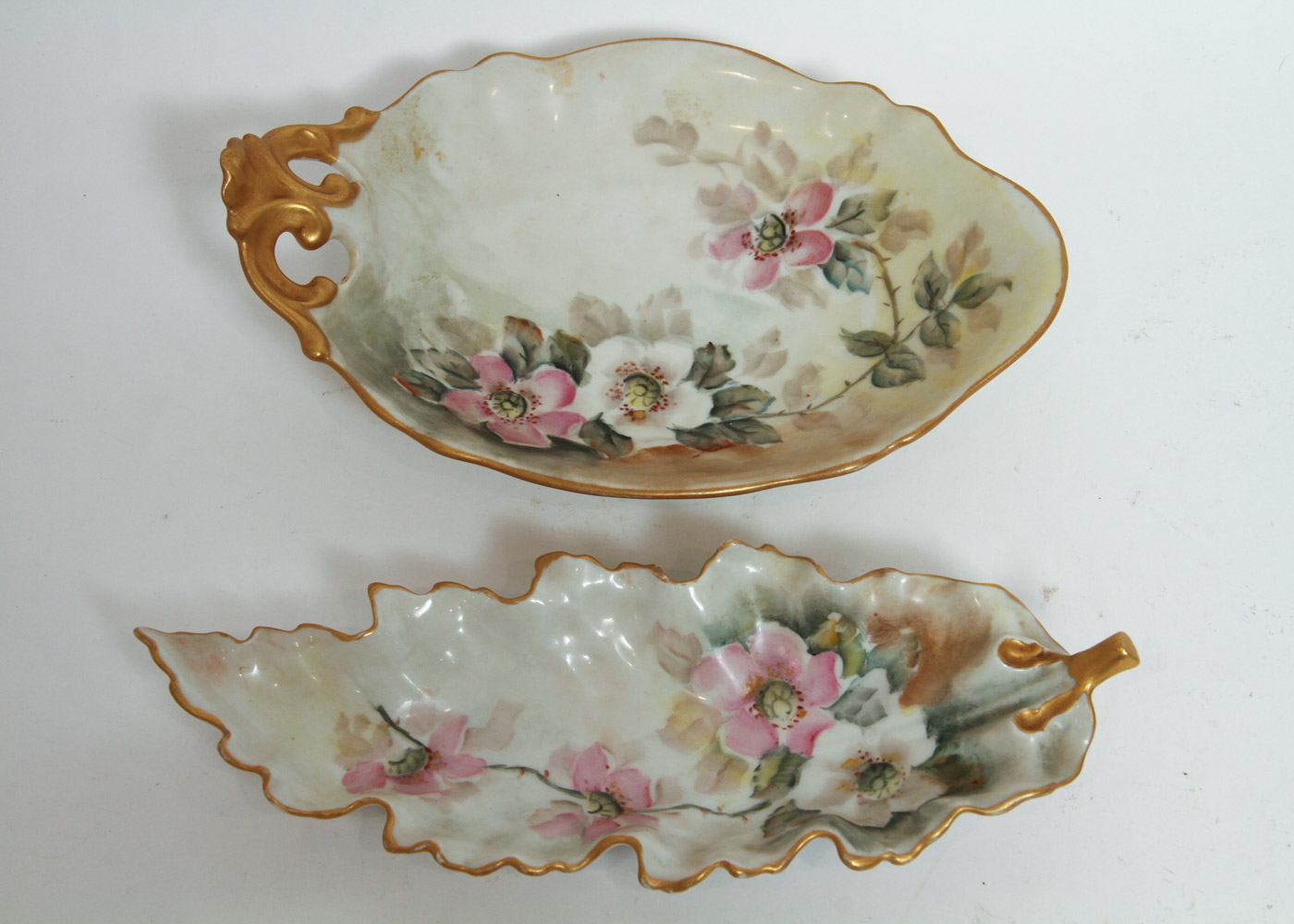 Generous Assortment of Amateur Hand-Painted Floral China