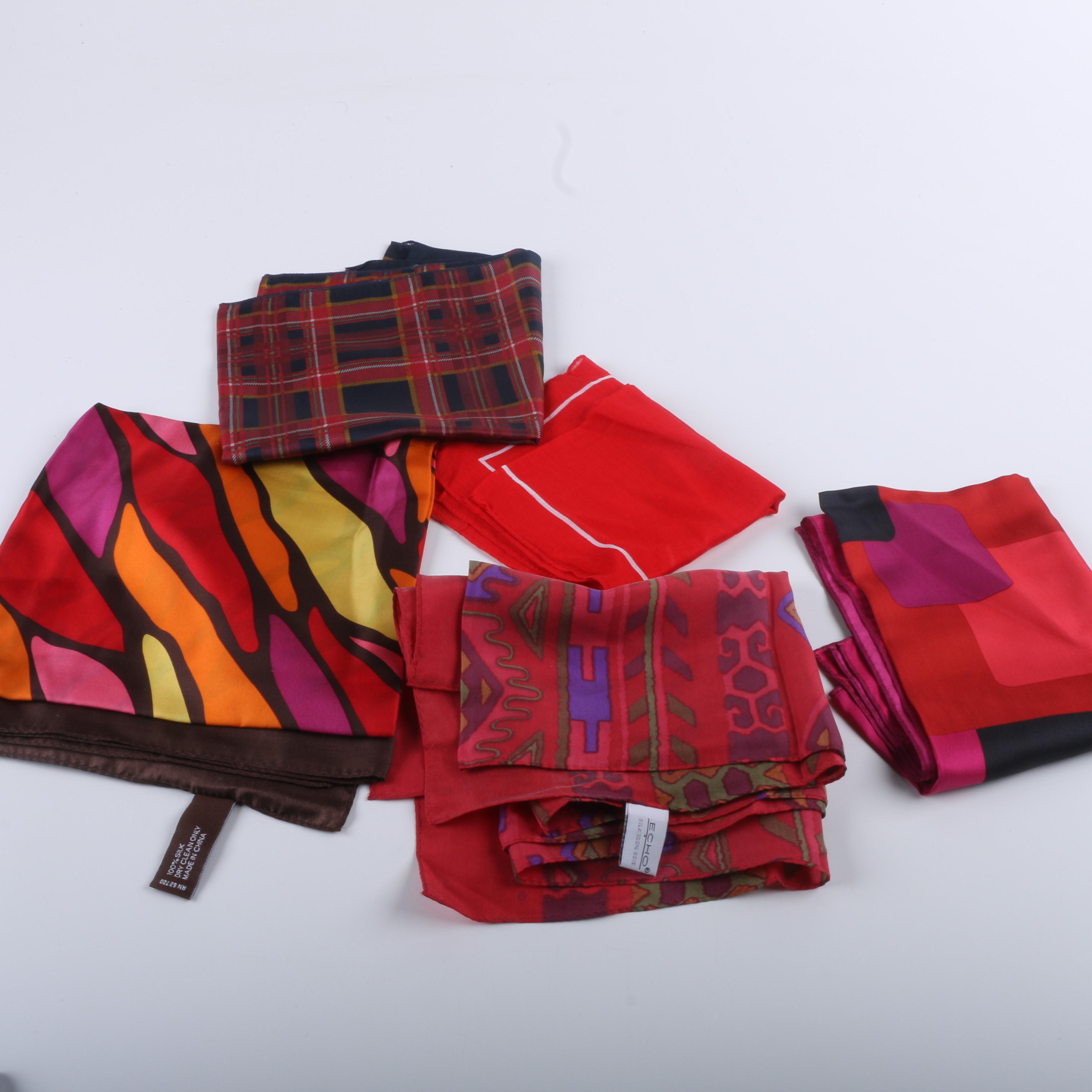 Collection of Vintage Scarves