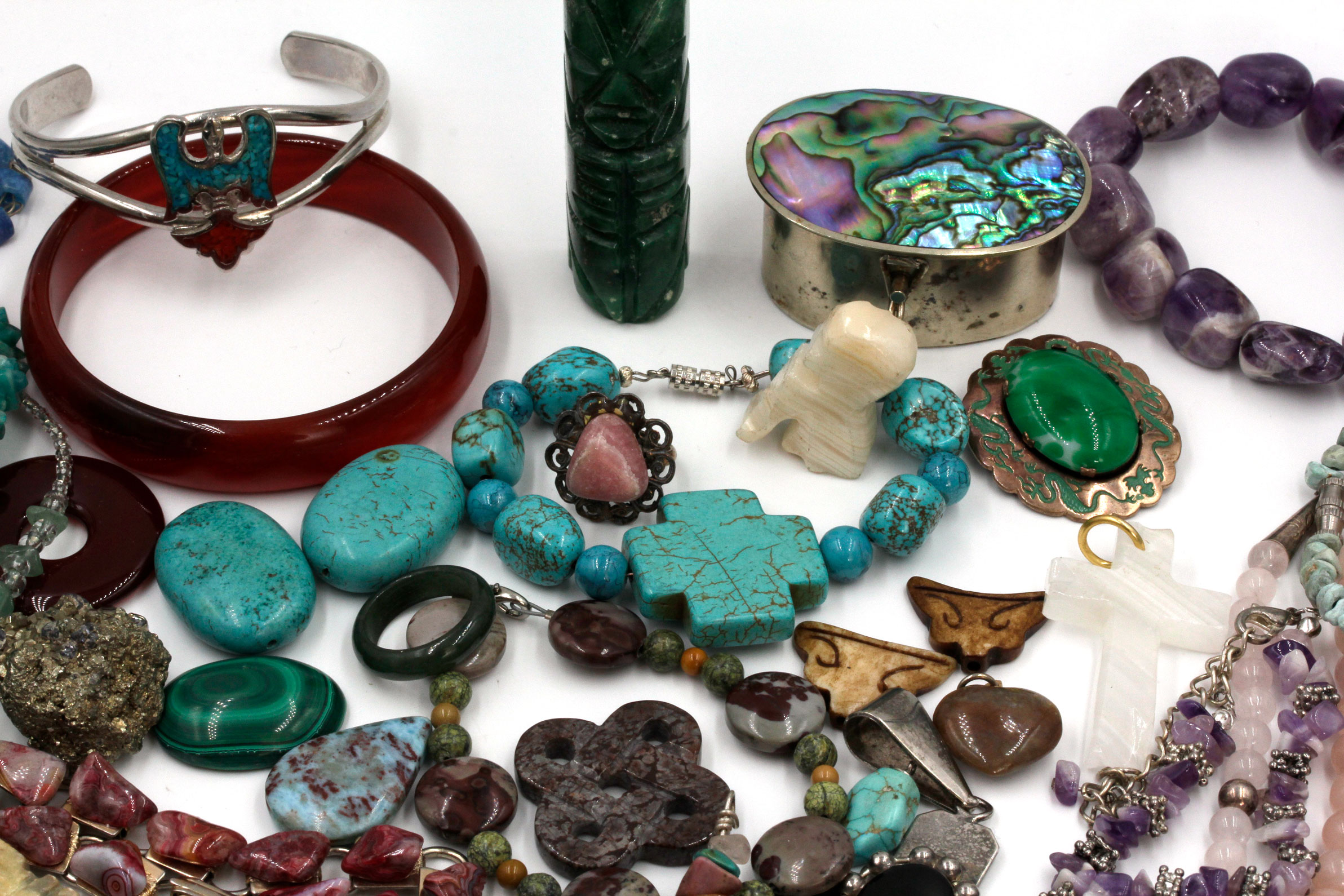 Genuine and Synthetic Gemstone Jewelry