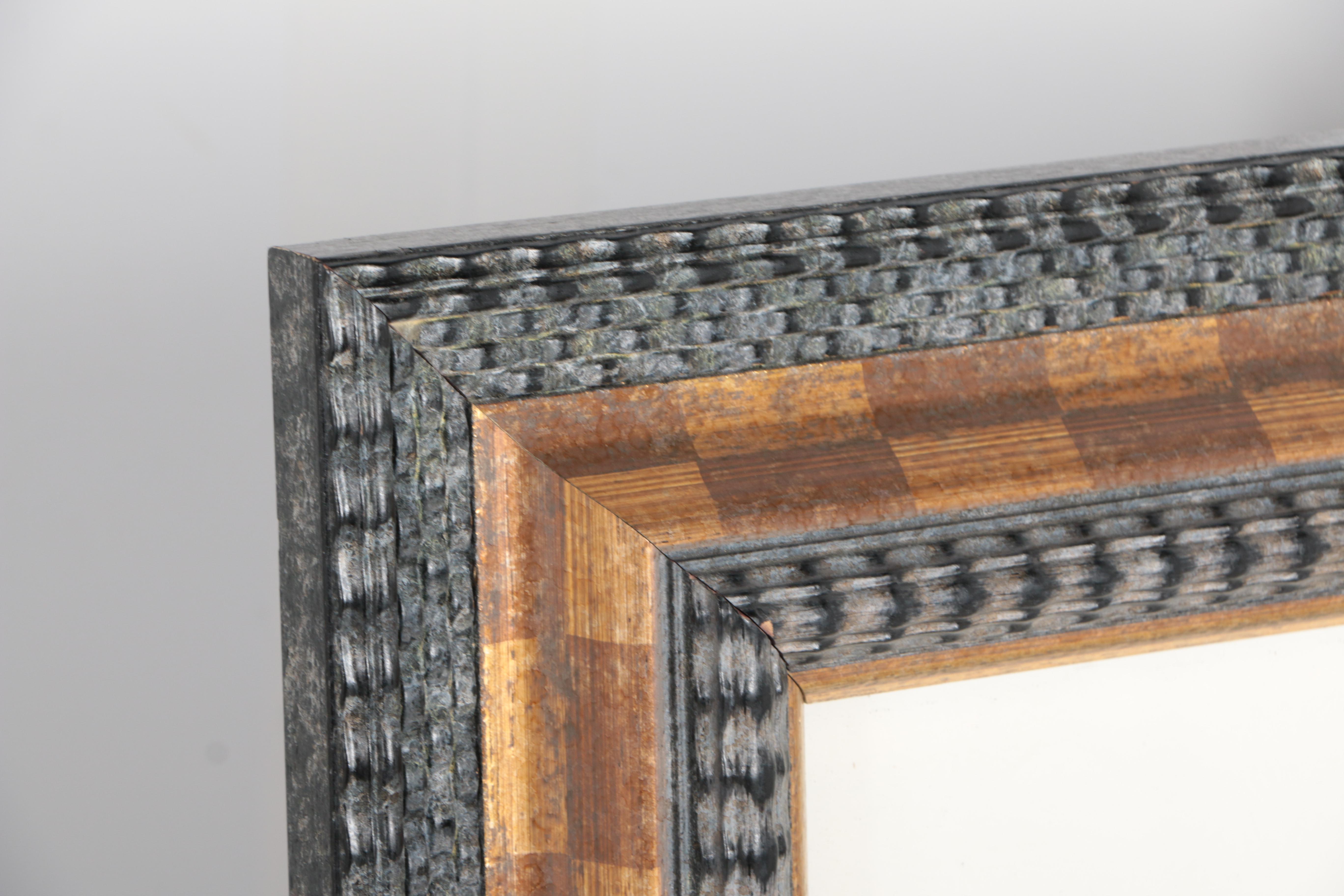 Celeste Peters Mixed Media Collage on Paper "Corinthian Oranges"