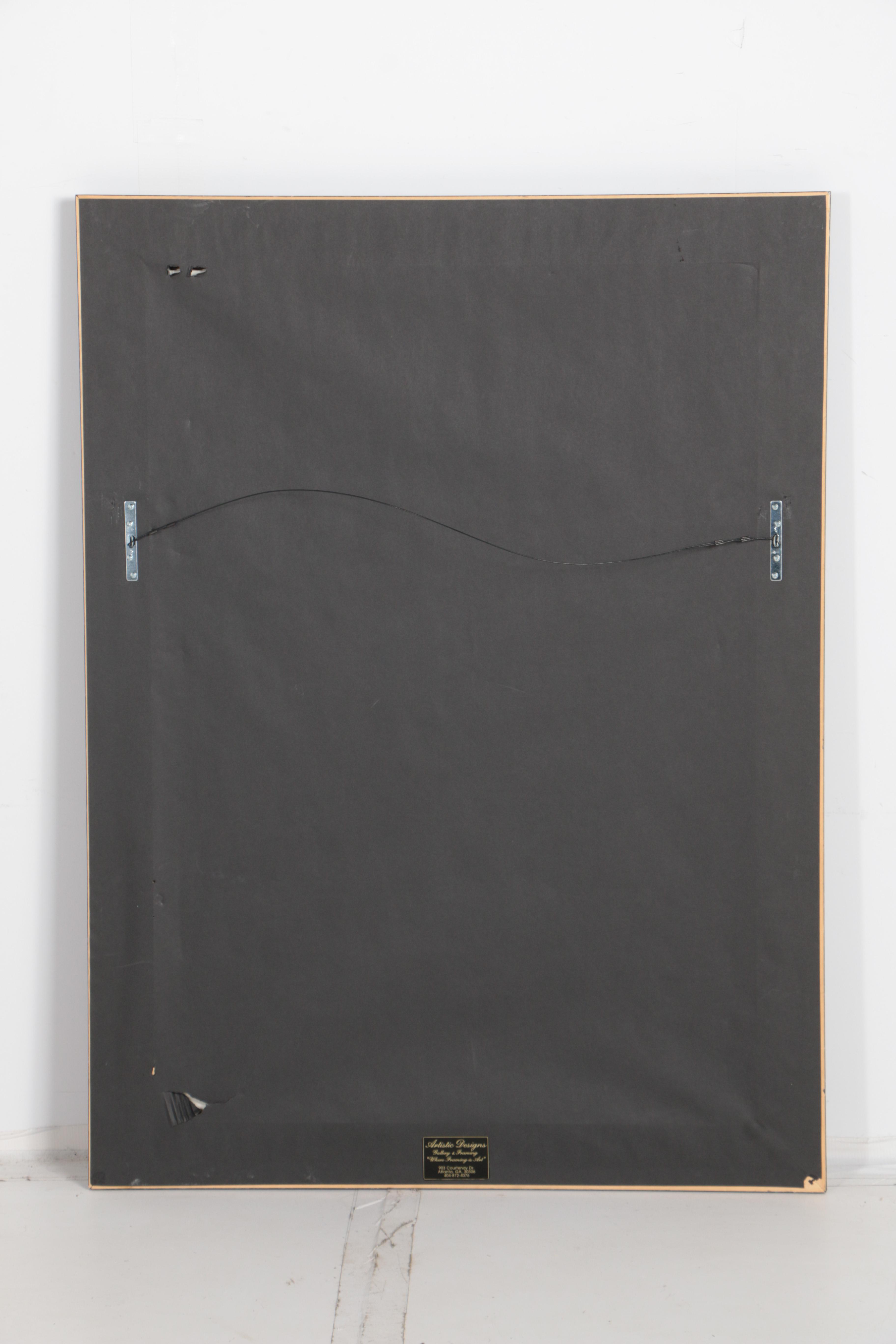 Celeste Peters Mixed Media Collage on Paper "Corinthian Oranges"