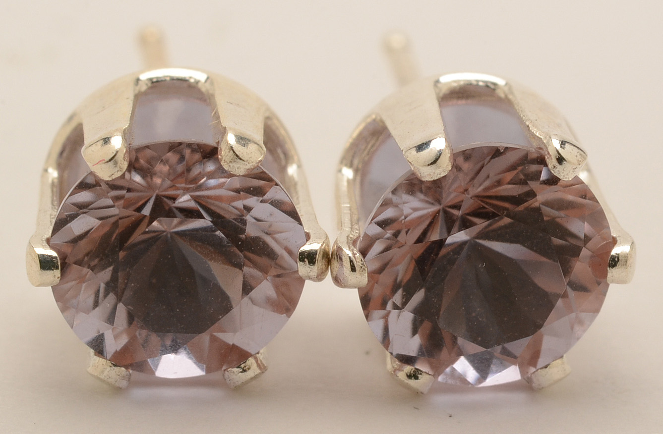 Sterling Silver Zandrite Necklace and Earring Set