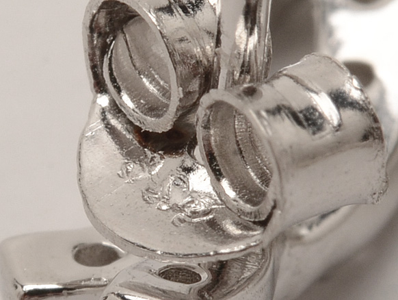 Sterling Faux Pearl and Cubic Zirconia Pendant and Earring Set