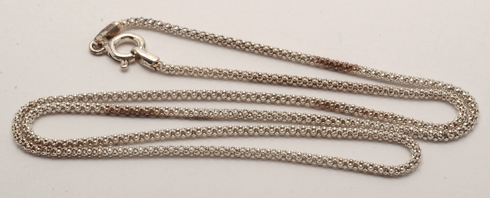 Assortment of Ten Sterling Silver Chains