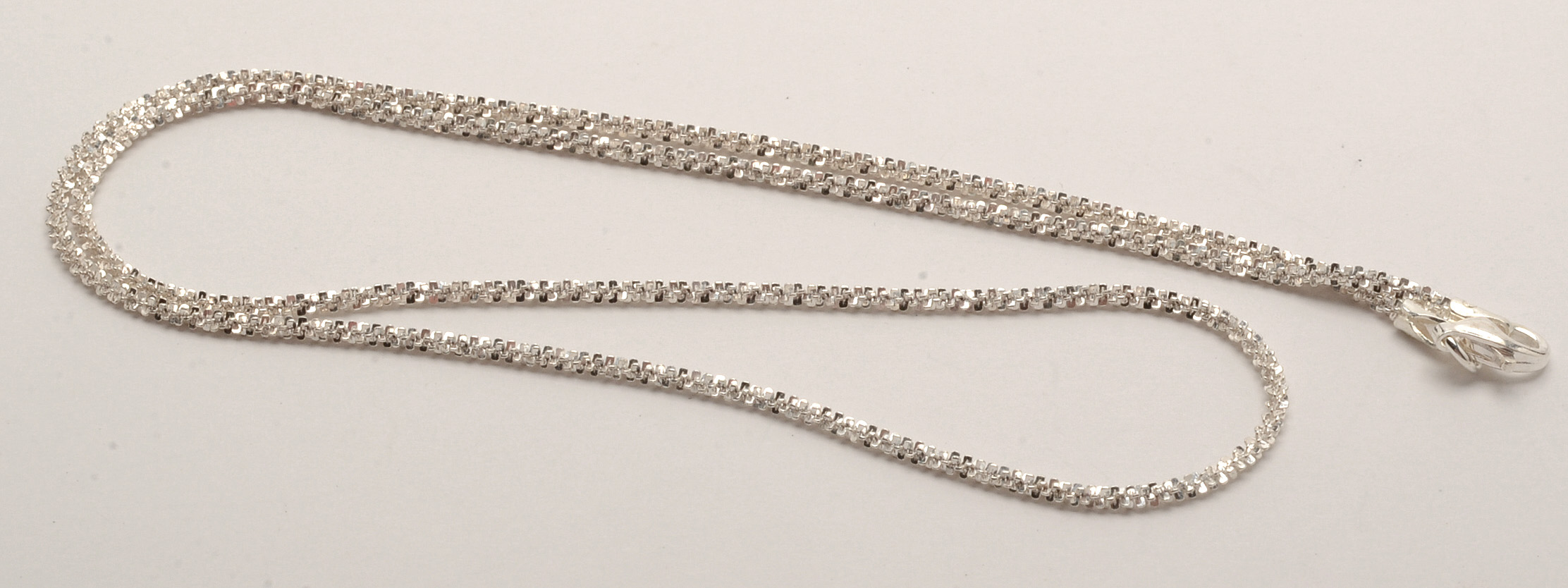 Assortment of Ten Sterling Silver Chains