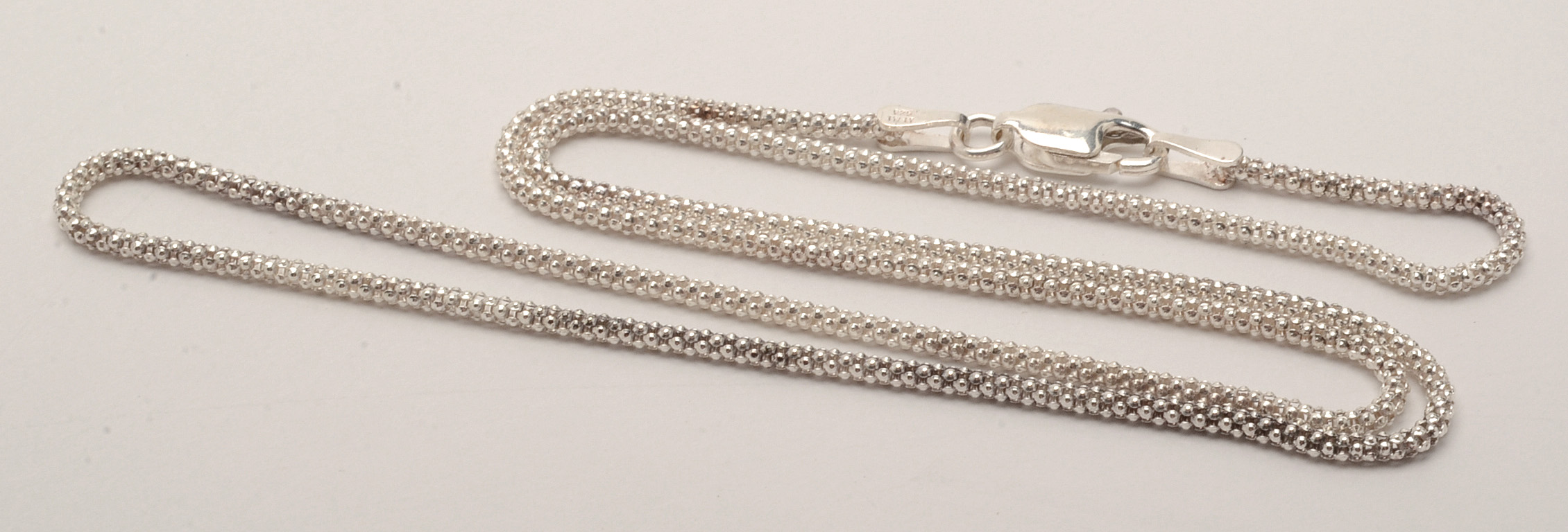 Assortment of Ten Sterling Silver Chains