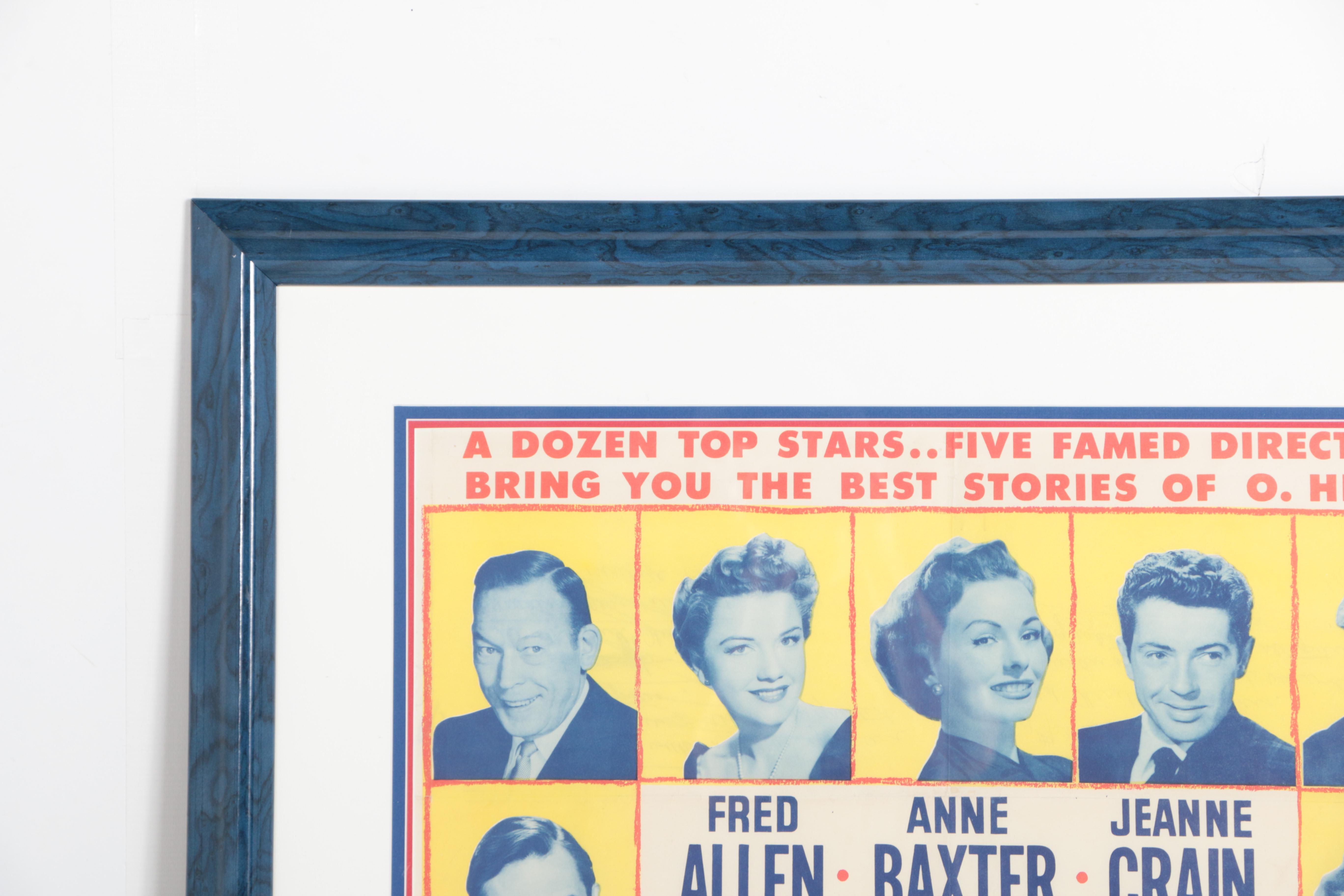 1952 Movie Poster for "O. Henry's Full House"