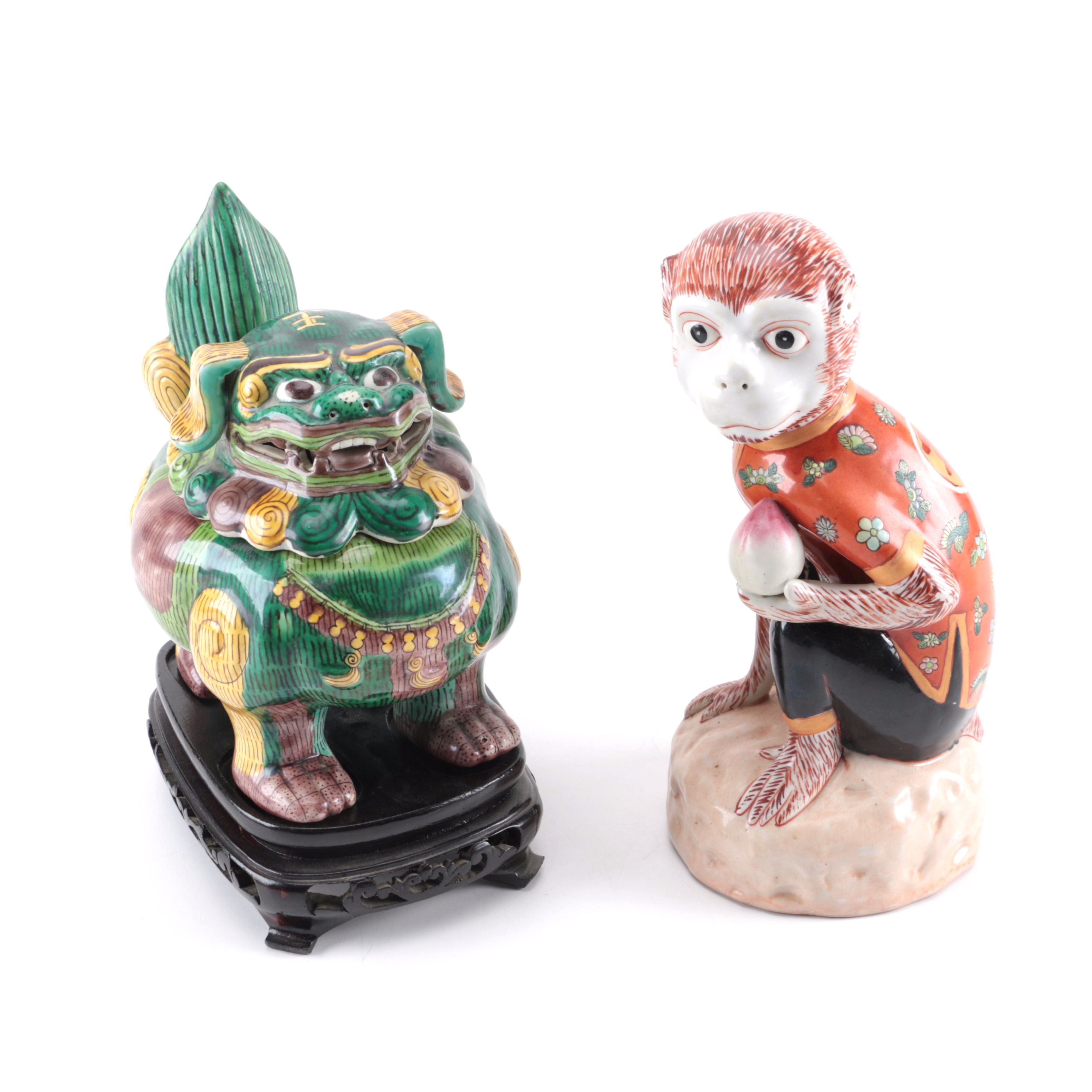 Chinese Porcelain Animal Figurines