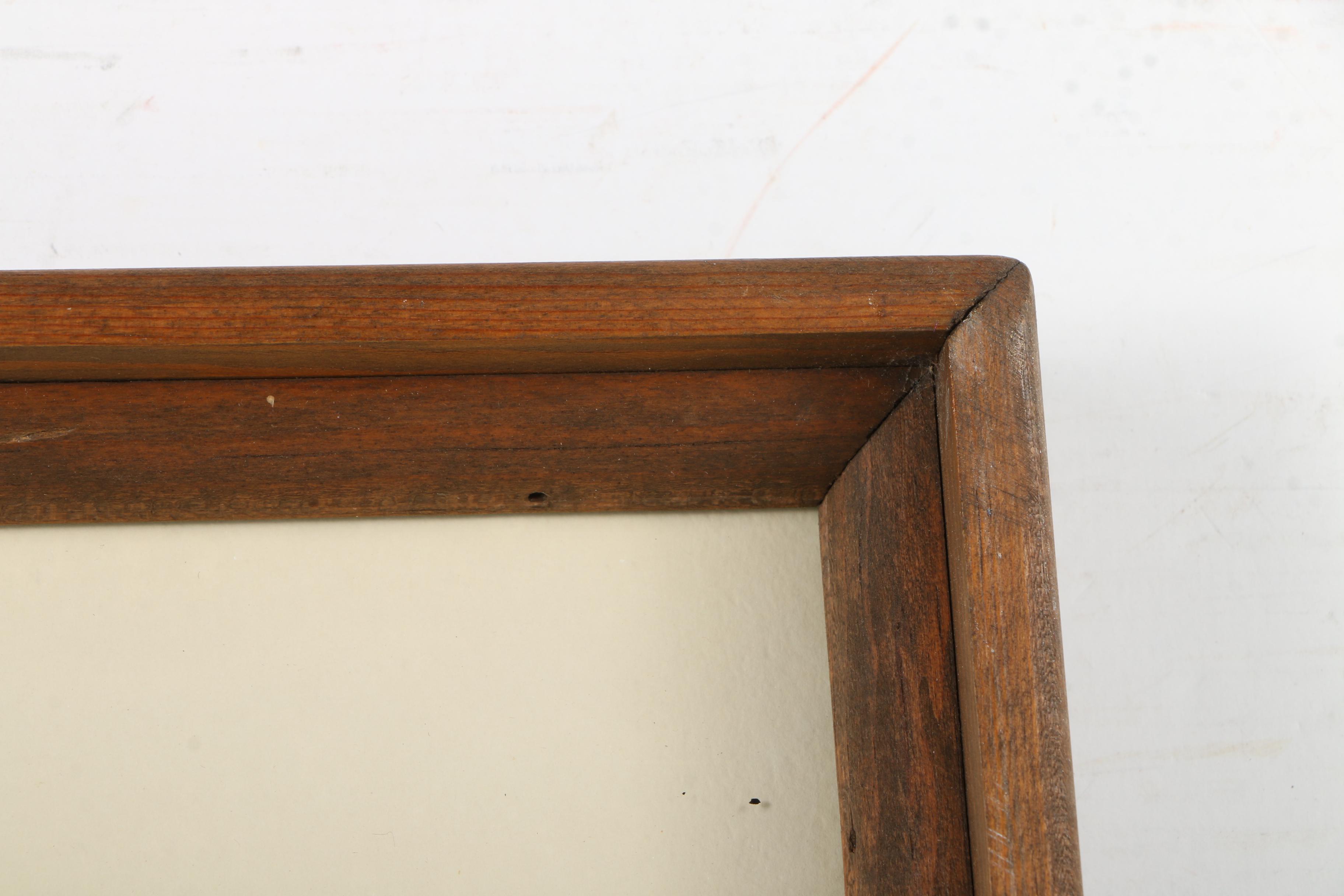 H.J Theeson Limited Edition Etching "From my Window"