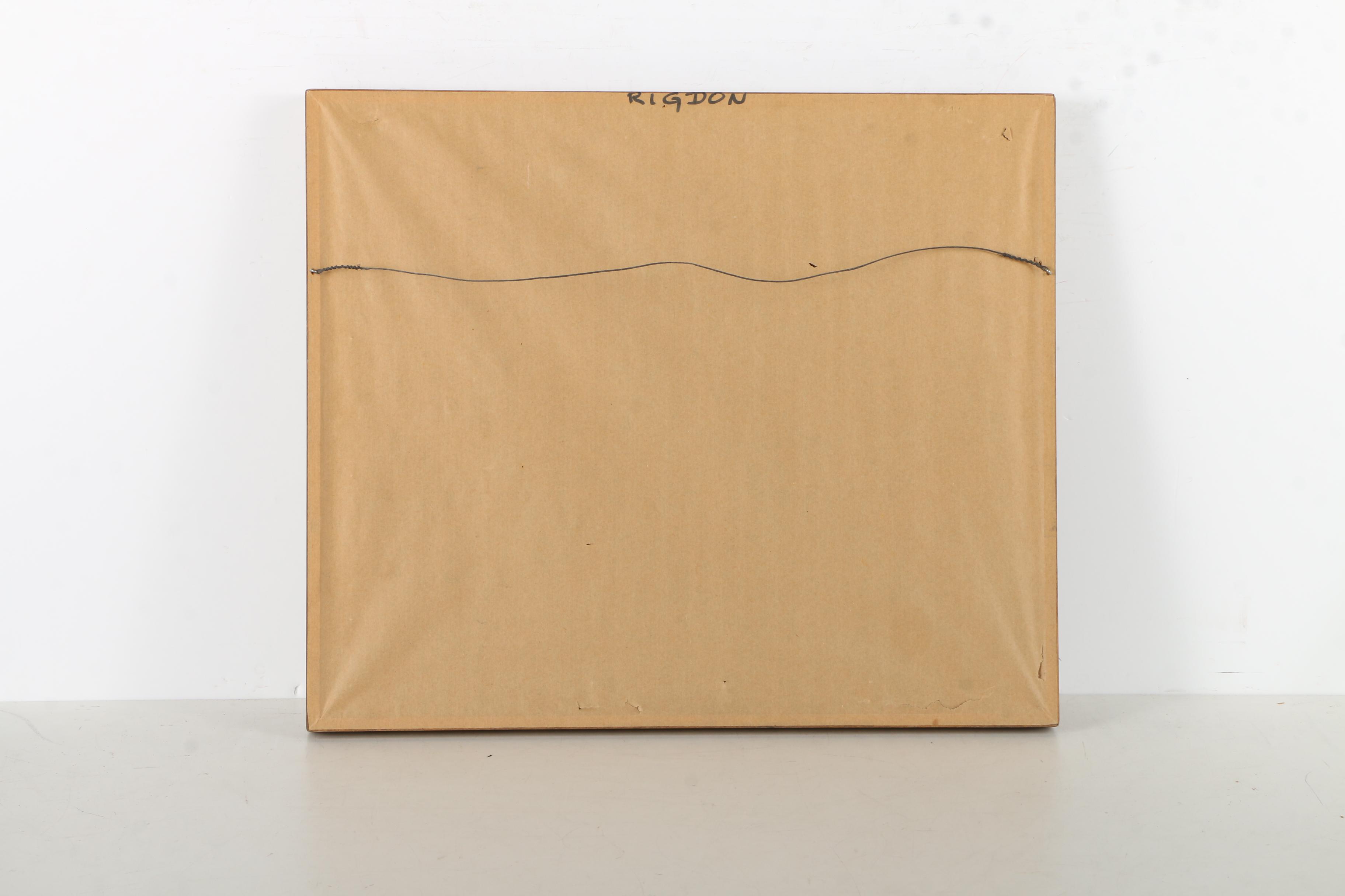 H.J Theeson Limited Edition Etching "From my Window"